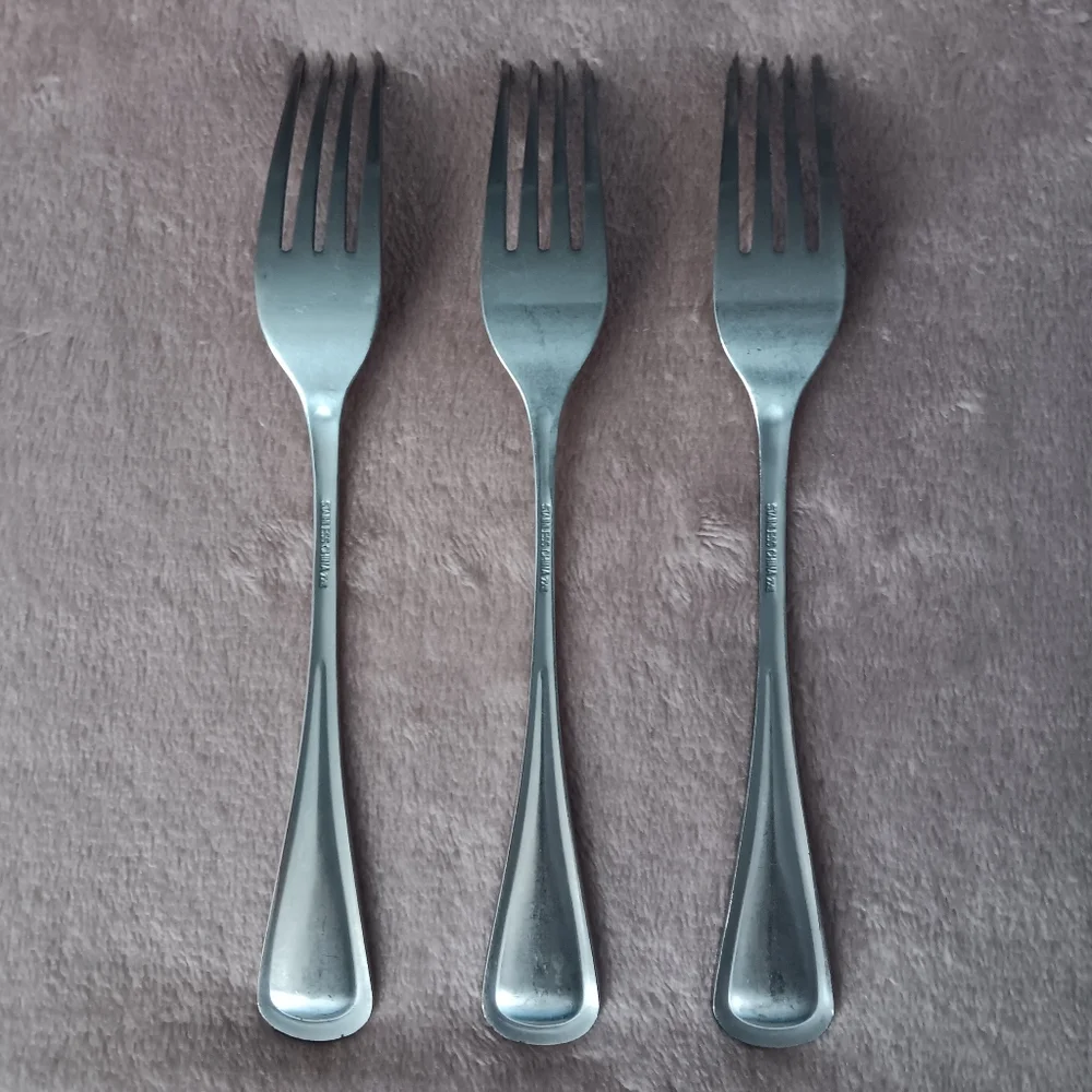 Stainless Steel Forks Set of 3